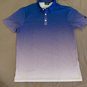 Blue Gradient Polo Shirt